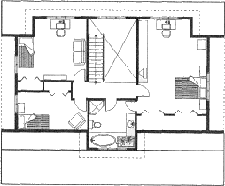 Grundrissplan Dachgeschoss